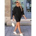 thumbnail image 4 of DARING DIVA Women's 2-Piece Plus Size Workout T-Shirt with Biker Shorts Set L Black, 4 of 7