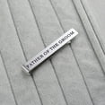 thumbnail image 3 of Miangastore Tie Clip Silver 1Pcs Rectangular Shape Engraved Text 4.72X3.54In, 3 of 9