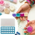thumbnail image 6 of Bead Sorting Pad Bead Organizer Mat Bead Storage Mat 21 Grids Portable Sponge Material Suitable for Jewelry Crafts, 6 of 9