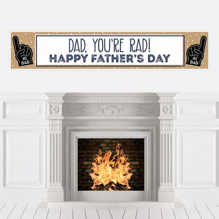 My Dad Is Rad Father S Day Decorations Party Banner Walmart Com