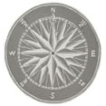 thumbnail image 1 of Trans-Ocean Importe FTPD3144747 3 Pi Rond Liora Manne Frontporch Compas Intérieur & Extérieur Rug&44; Gris, 1 of 2