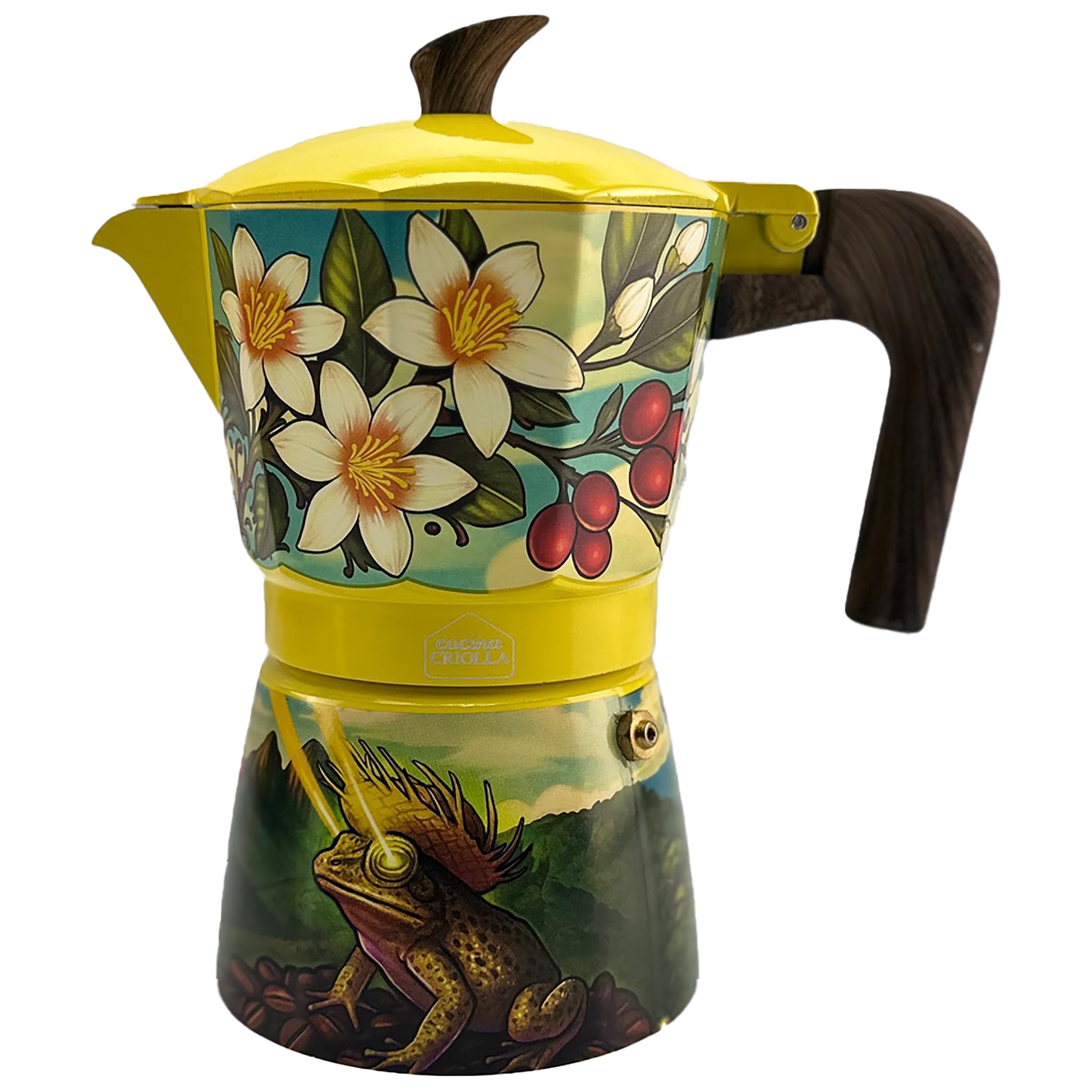 Cocina Criolla X SALGADO 6-Cups Espresso Coffee Maker