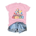 thumbnail image 4 of Bibifish Womens Tees Autism Awareness Graphic Soft Cozy Regular Fit Crewneck Short-Sleeve Tees Summer Daily Party Stylish T-Shirts, 4 of 4