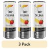 (3 pack) CELSIUS Sparkling Strawberry Lemonade, Functional Energy Drink 12 fl oz Single Can
