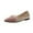 Pink Flats Shoes, variant on KIJBLAE Women's Pointed Toe Ballet Flats Faux Suede Leather Slip-On Shoes Office Work Flats Loafers Soft Flats Beige 40