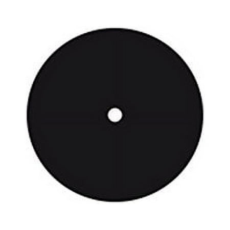

0137 Rubberized Abrasive Wheel Silicon Carbide Coarse 3 x 1/4 x 1/4 Black