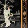 thumbnail image 7 of Oriental Furniture Black Lacquer Coffee Table - Royal Ladies, 7 of 7