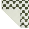 thumbnail image 2 of Mainstays Waves Polyester Bath Rug, Green & White, 16" x 24", 2 of 4