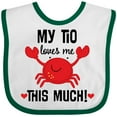 thumbnail image 3 of Inktastic My Tio Loves Me Nephew Boys or Girls Baby Bib, 3 of 4