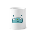 thumbnail image 1 of Universe And Alien Blue Robot Toothbrush Pen Holder Mug Cerac Stand Pencil Cup, 1 of 2