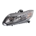 thumbnail image 5 of CAPA For 13-15 Civic Front Headlight Headlamp Halogen Head Light w/Bulb SET PAIR, 5 of 5