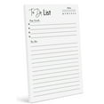 thumbnail image 1 of Inkdotpot Daily Planner List Pad Notepads Memo Pad, Undated To-Do List Tear Off pad - 4.5 x 7.5 Inches (50 Sheets) Organizer- Scheduler- Organize Tasks- Lists, 1 of 7