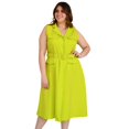 thumbnail image 1 of Vestido tipo chaleco Roman Fashion /Tallas Extras, 2156 (Lima) verde lima 40 Roman Fashion V-MIC-2156-LIMA, 1 of 6