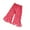 Red, variant on XBASW Baby Kids Girl's Print Wide Leg Pants Elastic Waist Flare Bell Bottom Pants Summer Straight Trousers 2-9 Years
