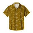 thumbnail image 6 of HAJWOH 2026 Hawaiian Shirt for Men Casual Button Down Short Sleeve Summer Beach Shirts Loose Fit Floral Print Tropical Tops, 6 of 7