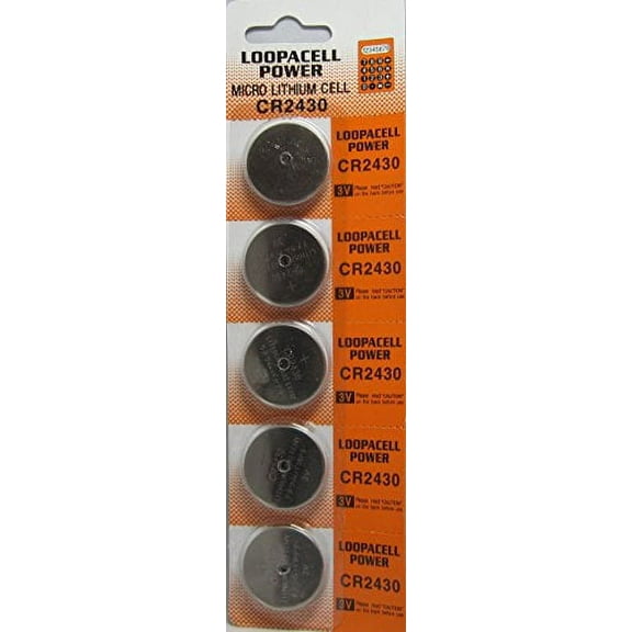 CR2430 Loopacell Lithium Batteries (1 Pack of 5)