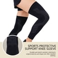 thumbnail image 5 of Full Leg Compression Sleeve with Anti Slip Silicone Knee Support for Running Basketball, 5 of 7