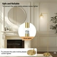 thumbnail image 4 of Ataucjin Industrial Floor Lamp, Modern Standing Lamps with LED Bulb,Foot Pedal Switch, 3000K Warm White Ambiant Lighting Decorative Tall Floor Lamp for Living Room Bedroom, Gold, 4 of 9