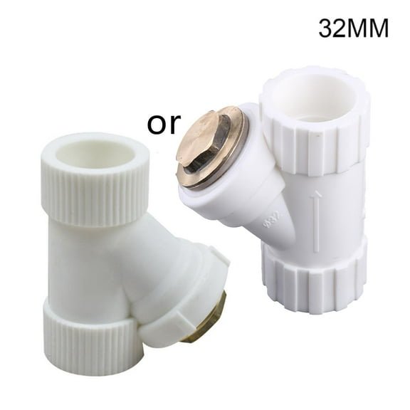 Y Strainer Mesh 20/25/32/40/50/63mm 1/2,3/4,1,11/4 In Water Filter Parts Wye-Strainer Heating Accessories PP R