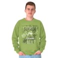 thumbnail image 5 of Florida FL Cute State Flower Souvenir Women Crewneck Sweatshirt Brisco Brands 4X, 5 of 6
