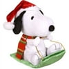 Peanuts Wobblin' Toboggan - Snoopy in Santa Hat Musical Motion Plush