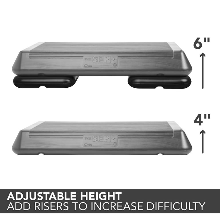 The Step Original Aerobic Platform With 4 Risers 