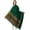 Evergreen, variant on Handloom Shawl from Manipur with Traditional Motifs – vivid blue