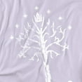 thumbnail image 3 of Return Of The King Tree Of Gondor Women's Graphic T-Shirt Rolled Sleeve Tee, 3 of 6