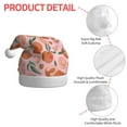 thumbnail image 4 of Daiia Painting Peach Print Christmas Knitted Beanie Hat, Large Knit Hat Xmas Small Gifts For Men Women Adult, 4 of 6