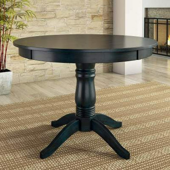 Lexington 42 Round Dining Table, Antique Denim