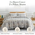 thumbnail image 2 of Boho Paisley Printed Duvet Cover Set by SouthShore Fine Linens, 2 of 9