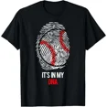 thumbnail image 1 of Funny Baseball Its In My DNA Fingerprint Sport Fan Tee Unisex T-Shirt, 1 of 4