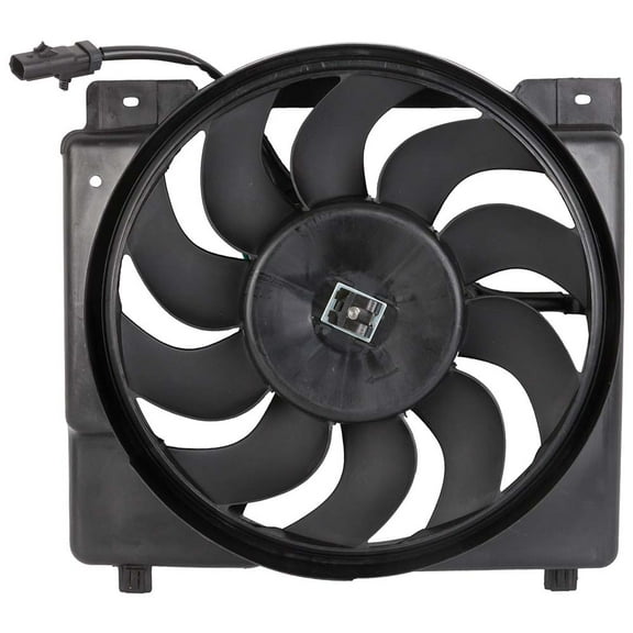 Condenser Or Radiator Cooling Fan Assembly For Jeep Cherokee 1997 - 2001 - BuyAutoParts