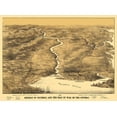 thumbnail image 2 of Bohn 24x19 White Modern Wood Framed Museum Art Print Titled - District of Columbia Seat of War On Potomac, 2 of 4