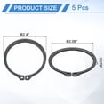 thumbnail image 2 of 5 Pack 2 1/4" Internal Retaining Ring Circlip, 65 Mn Spring Steel Internal Circlip Snap Rings C-Clips, Black, 2 of 6