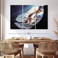 thumbnail image 3 of Elephant Stock Hot Keys Wall Art - Horizontal Multi Panel Canvas - Living Room Wall Decor - Music Multi Panel - Blue And Black Decor By Steven Johnson - 65" x 42", 3 of 8
