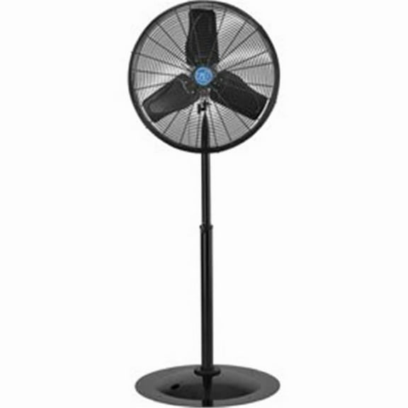 CD Premium 30 in. Non Oscillating Pedestal Fan - 0.5 HP TEAO Motor, 9,400 CFM - Black
