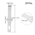 thumbnail image 2 of Uxcell 44x5.4mm Craft Knife Blades, High Speed Steel Hobby Blades Set with Storage Case 25 Pack, 2 of 6
