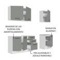 thumbnail image 4 of Cocina Integral Completa Modular Madesa Agata 180cm BG 01, 4 of 5