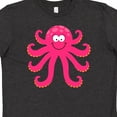 thumbnail image 4 of Inktastic Octopus Sea Creature Pink Girls Youth T-Shirt, 4 of 5