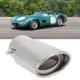 thumbnail image 5 of Tubo de escape para automóvil, puntas de escape para automóvil con garganta trasera de acero inoxidable plateado brillante optimizadas para brindar excelencia, 5 of 8
