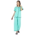 thumbnail image 5 of Inkmeso Top Pajama Set Women Solid Sleepwear Pj Loungewear 2 Piece Set Nightwear, 5 of 7