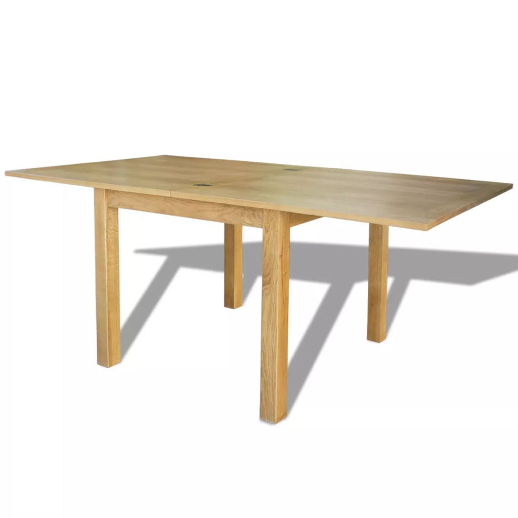 Kepooman Modern Extendable Oak Rectangular Dining Table for Home, 67" x 33.5" x 29.5", Brown Kepooman Modern Extendable Oak Rectangular Dining Table for Home, 67" x 33.5" x 29.5", Brown