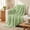 Sage, variant on Queen Size Blanket,Extra Soft Strip Blanket, Plush Fuzzy Cozy Bed Blankets and Throws for Couch,Bed,Sofa,Lightweight and Versatile Throws for Office Bedroom Picnic Home Decor,90x108" Sage