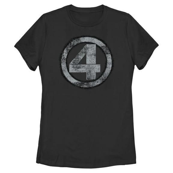 Womens Marvel: Fantastic Four Faded Logo T Shirt