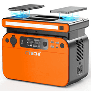 Portable Power Station 500W, 518Wh Solar Generator, 3.5 Hours Fully Recharged, LiFePO4 Power Station with PD 60W Quick Charge, Battery Backup Power Supply for Outdoor Camping CPAP and Home