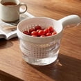 thumbnail image 6 of Lvgun Under $5 Small Colander Layer Draining Basket with Handle Berry and Tomato Washer Vegetable Washing Bowl with Strainer Kitchen for Strainer Bowl, 6 of 9