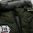 thumbnail image 5 of Fashion Coat Children Winter Jacket Coat Boy Jacket Warm Hooded Kids Clothes, 5 of 8