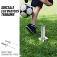 thumbnail image 4 of Drapeau d'Angle Fer 2 Pcs 9.4X2.9X1.8In Marqueur de Terrain de Football, 4 of 8