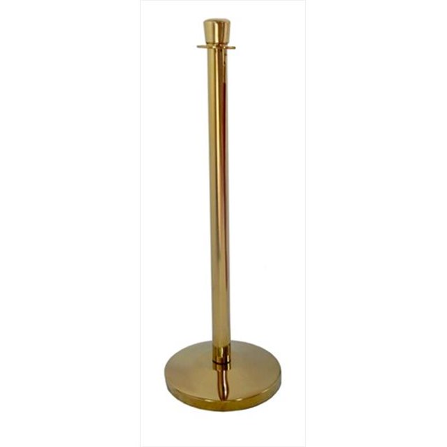 Poteau Doré 12 Po. Base en Forme de Domed avec Anneau
